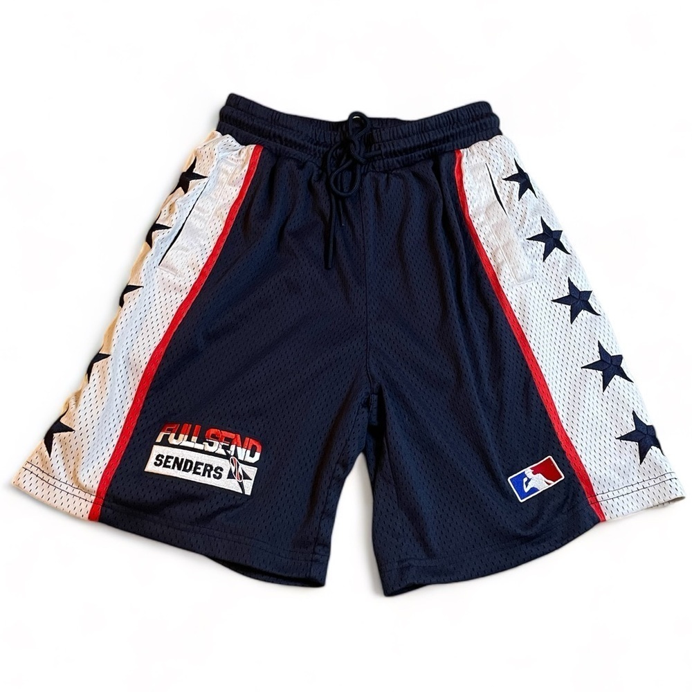 FULLSEND FULL SEND Senders Classics Authentic Mens Basketball Shorts Stars M HTF